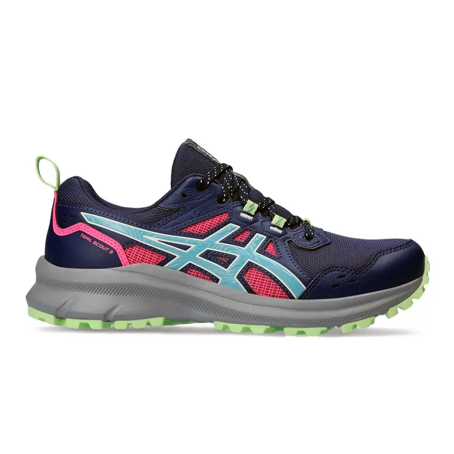 Imagen 0 de 6 de Zapatillas Asics Trail Scout 3-MARINO/ROSA/CELESTE