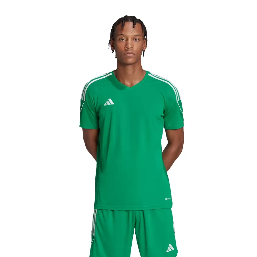 Imagen 2 de 7 de Camiseta adidas Tiro 23-VERDE/BLANCO