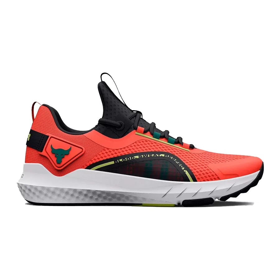 Imagen 1 de 6 de Zapatillas Under Armour Gs Project Rock Bsr-NARANJA/NEGRO