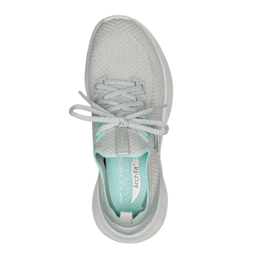 Imagen 3 de 5 de Zapatillas Skechers Arch Fit Infinity-GRIS/VERDE AGUA/BLANCO