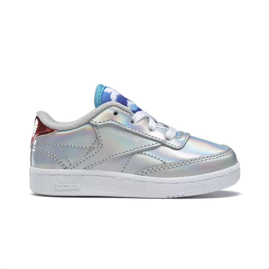 Imagen 0 de 6 de Zapatillas Reebok Club C 85 X Mujer Maravilla-PLATA/BLANCO