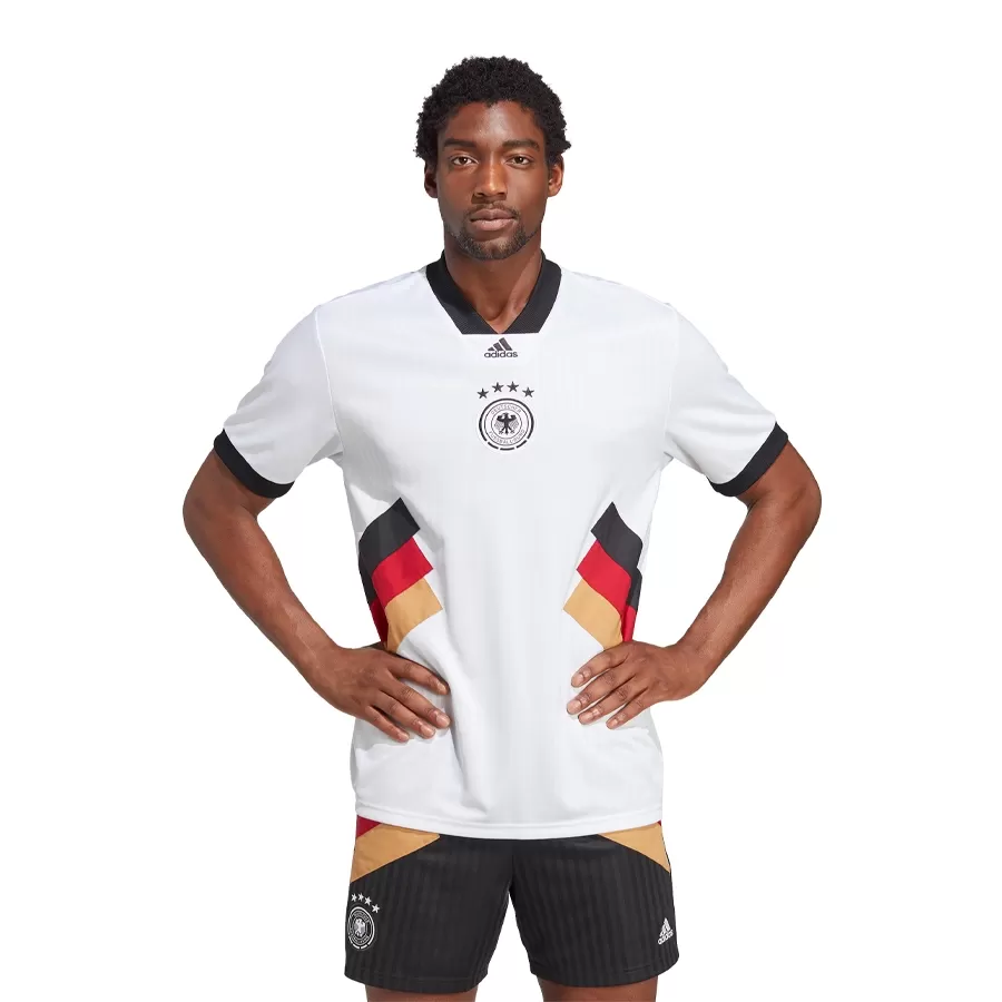 Imagen 0 de 6 de Camiseta adidas Icon Alemania-BLANCO/NEGRO/ROJO