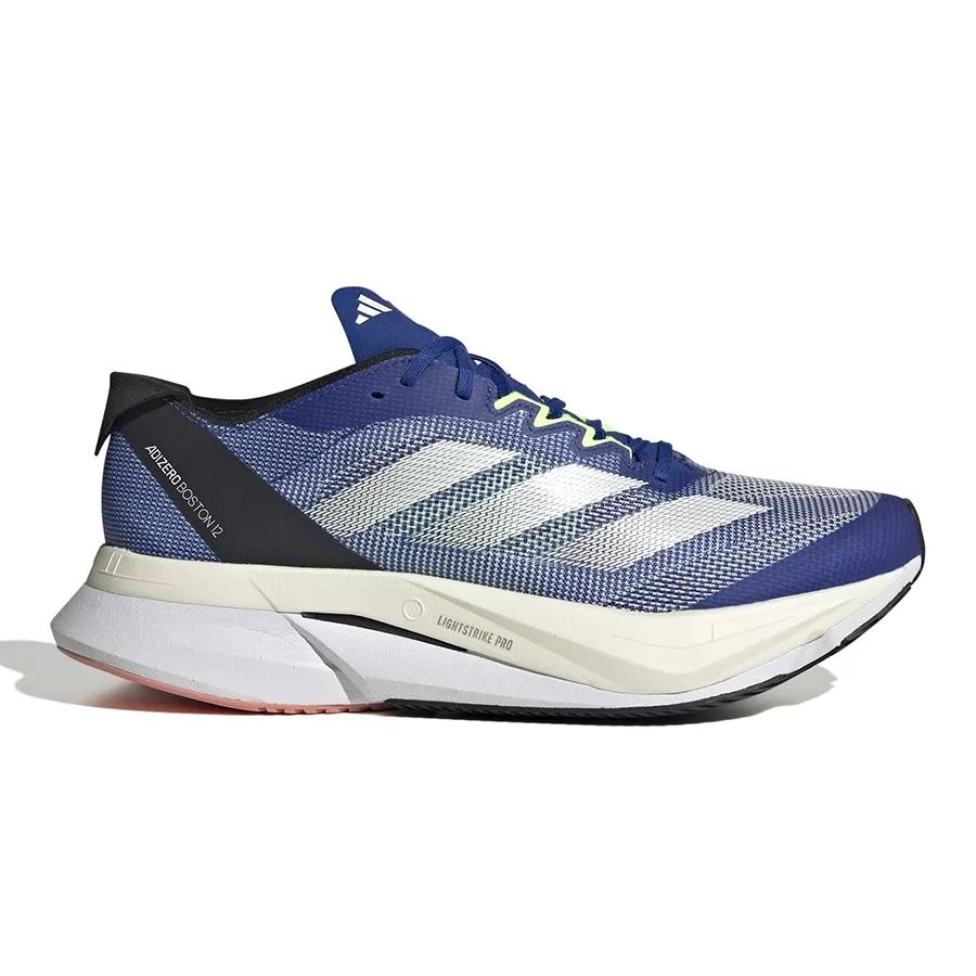 Imagen 1 de 9 de Zapatillas adidas Adizero Boston 12-AZUL/NEGRO/PLATA