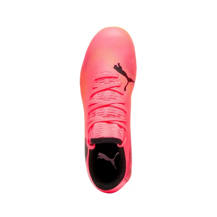 Imagen 2 de 4 de Botines Puma Future 7 Play Fg Ag Jr-ROSA FLUOR/NEGRO