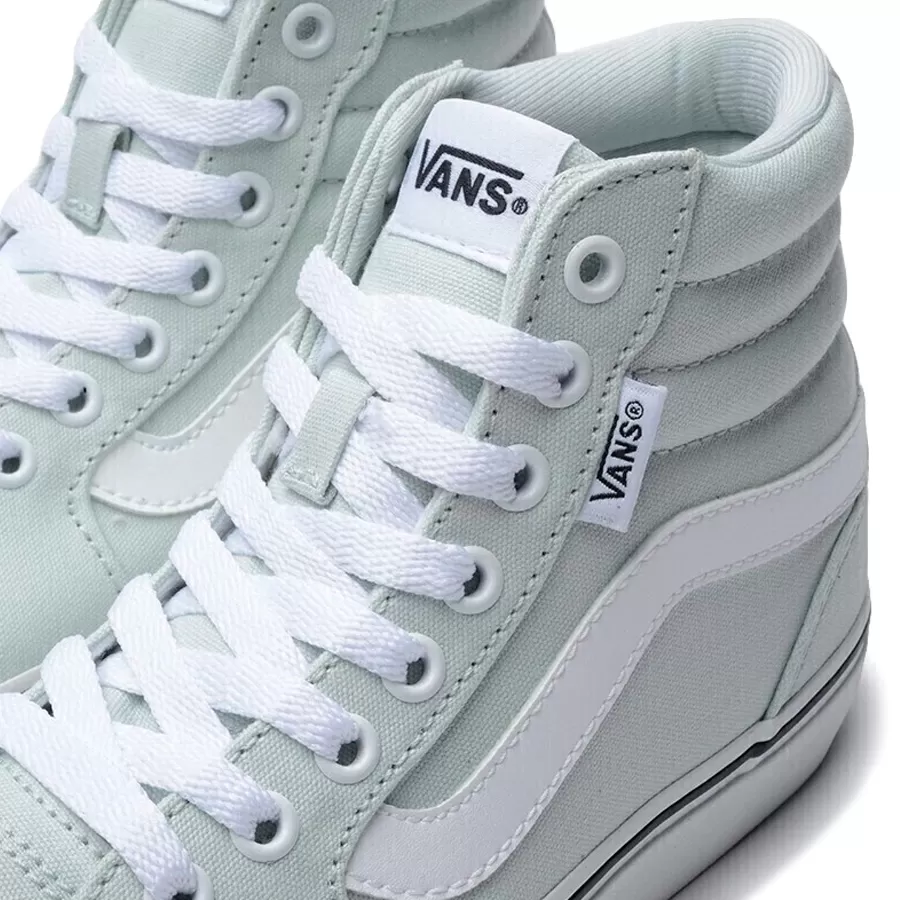 Imagen 4 de 5 de Zapatillas Vans Filmore Hi-VERDE AGUA/BLANCO