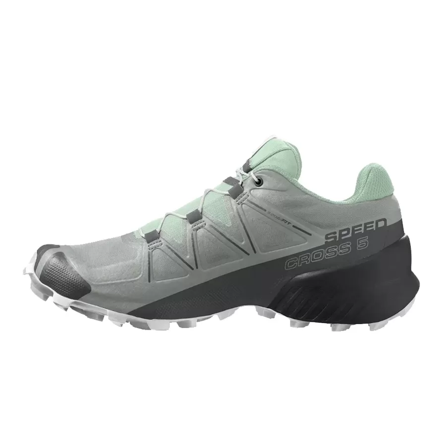 Imagen 2 de 5 de Zapatillas Salomon Speedcross 5-GRIS/VERDE/GRAFITO