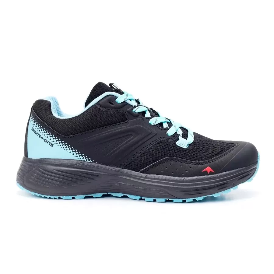 Imagen 0 de 3 de Zapatillas Montagne Trail Running-NEGRO/CELESTE