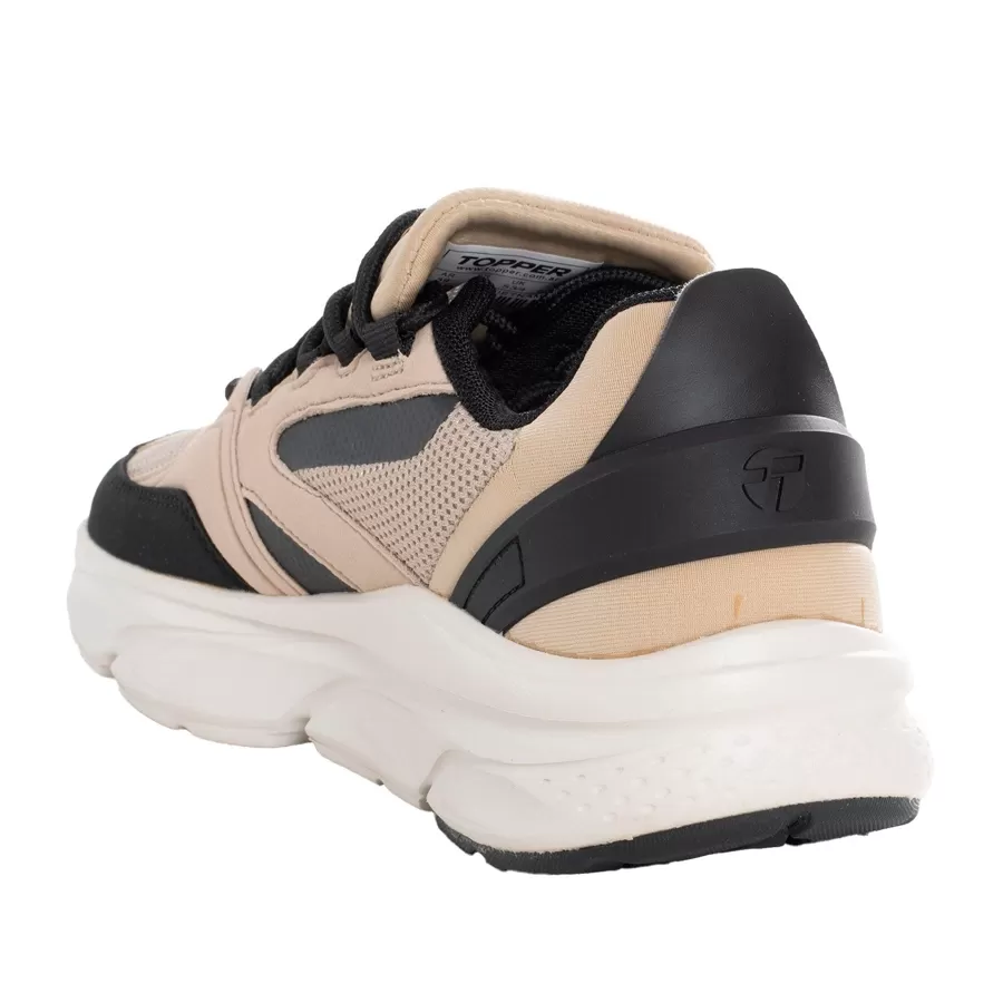 Imagen 2 de 5 de Zapatillas Topper Mitte-BEIGE/NEGRO