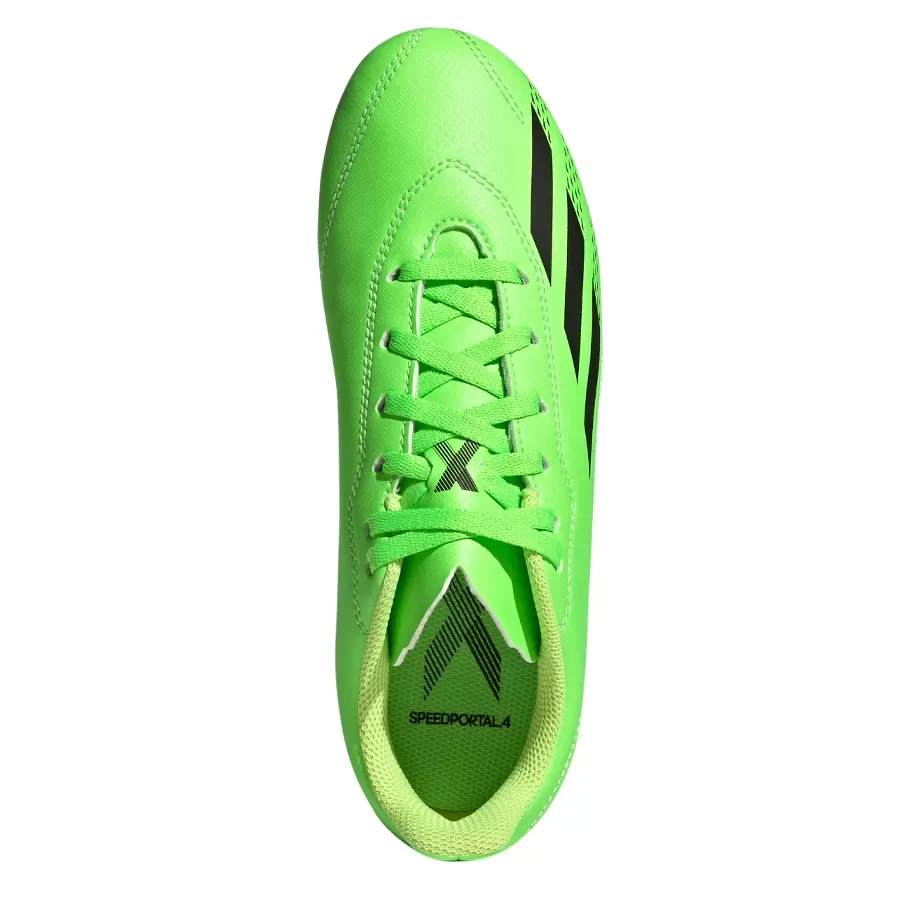 Imagen 3 de 5 de Botines adidas X Speedportal.4 Fxg-VERDE FLUOR/NEGRO