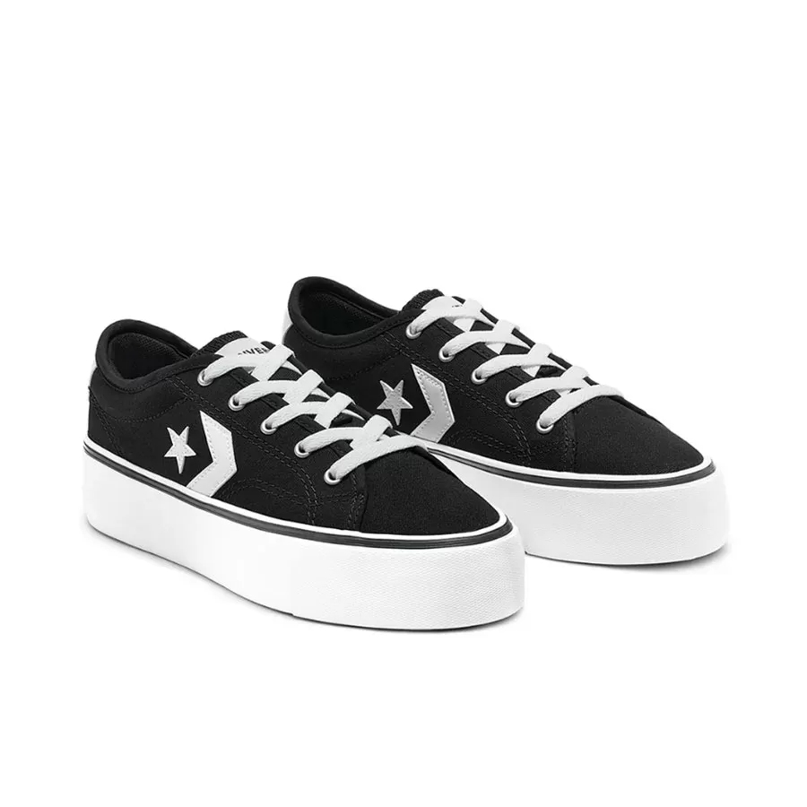 Imagen 1 de 4 de Zapatillas Converse Star Replay Platform Ox-NEGRO/BLANCO