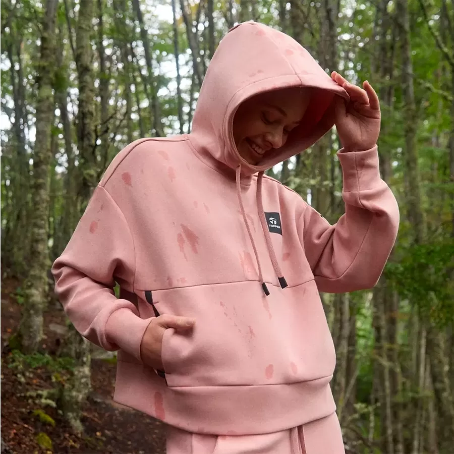 Imagen 2 de 4 de Buzo Topper Tech Fleece-ROSA