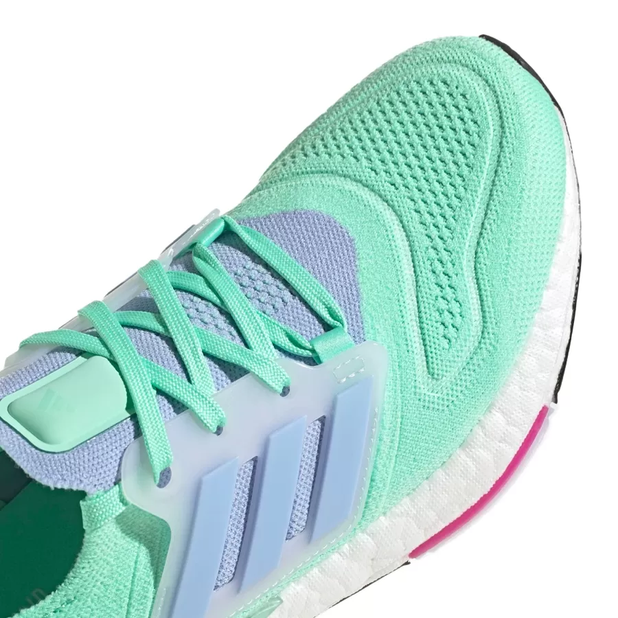 Imagen 6 de 9 de Zapatillas adidas Ultraboost 22-VERDE AGUA/CELESTE/BLANCO