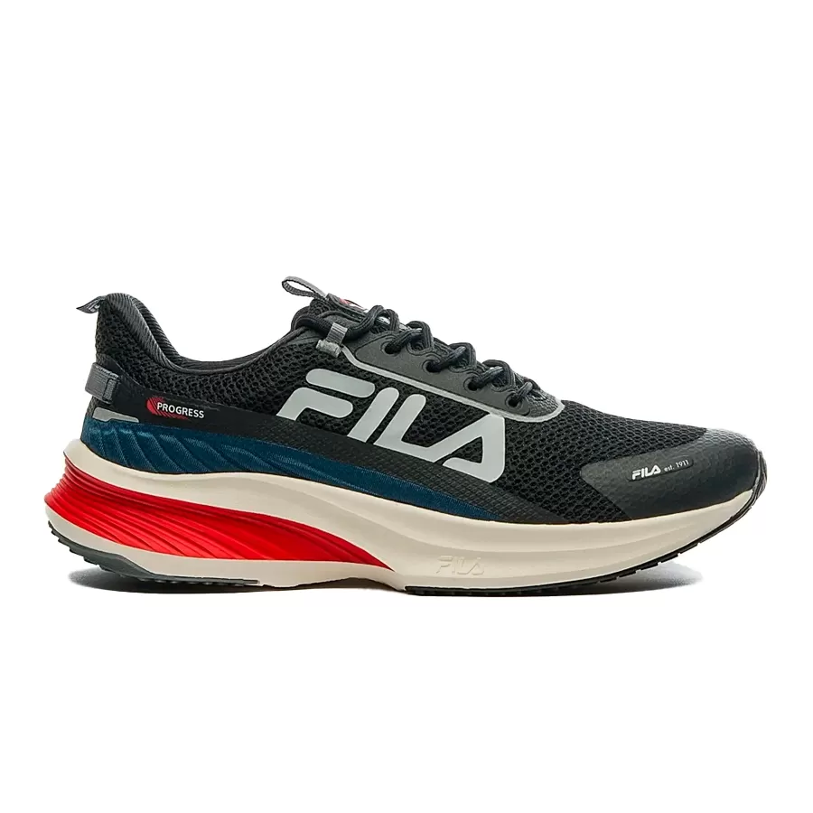 Imagen 0 de 6 de Zapatillas Fila Progress-NEGRO/ROJO/MARINO