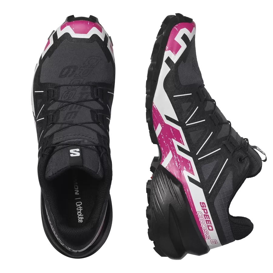 Imagen 3 de 6 de Zapatillas Salomon Speedcross 6-NEGRO/FUCSIA/BLANCO