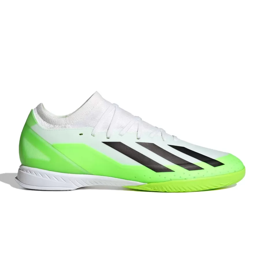 Imagen 0 de 10 de Botines adidas X Crazyfast.3-BLANCO/VERDE FLUOR/NEGRO