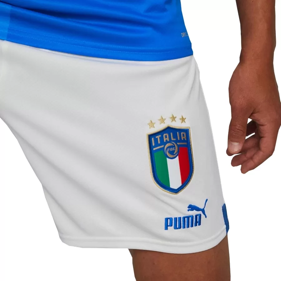 Imagen 2 de 4 de Shorts Puma Italia Réplica 22/23-BLANCO/AZUL