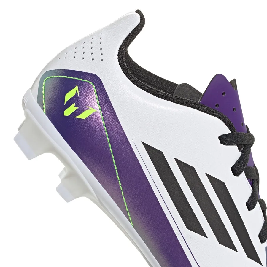 Imagen 6 de 7 de Botines adidas Messi F50 Club Fxg-BLANCO/NEGRO/PURPURA