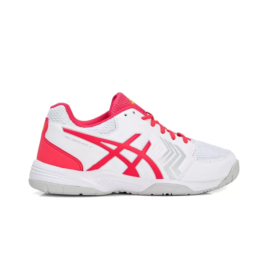 Imagen 2 de 4 de Zapatillas Asics Gel Dedicate 5 A-BLANCO/CORAL