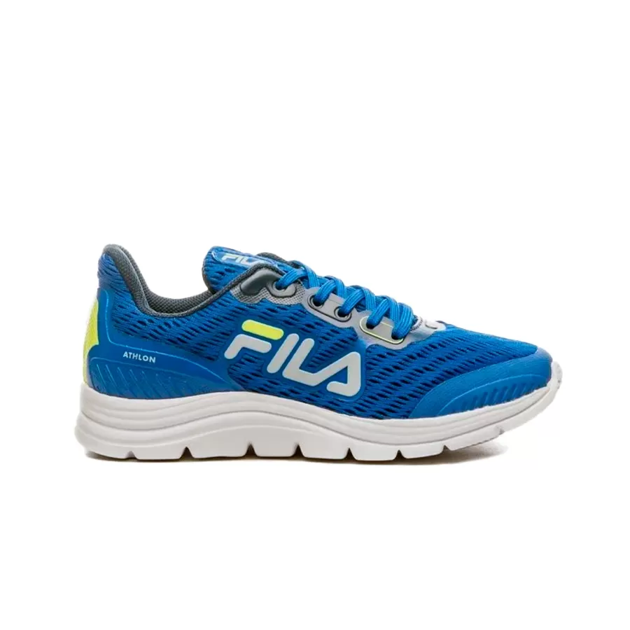 Imagen 0 de 5 de Zapatillas Fila Athlon Kids-AZUL FRANCIA/LIMA