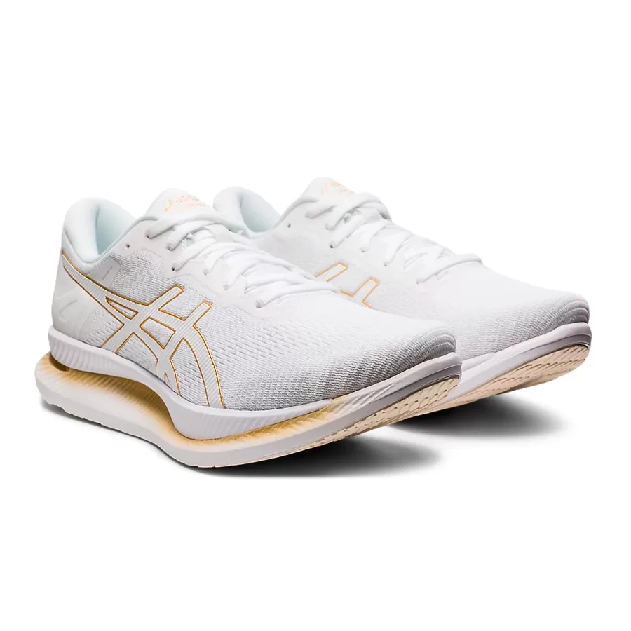 Imagen 1 de 6 de Zapatillas Asics Glideride-BLANCO/DORADO