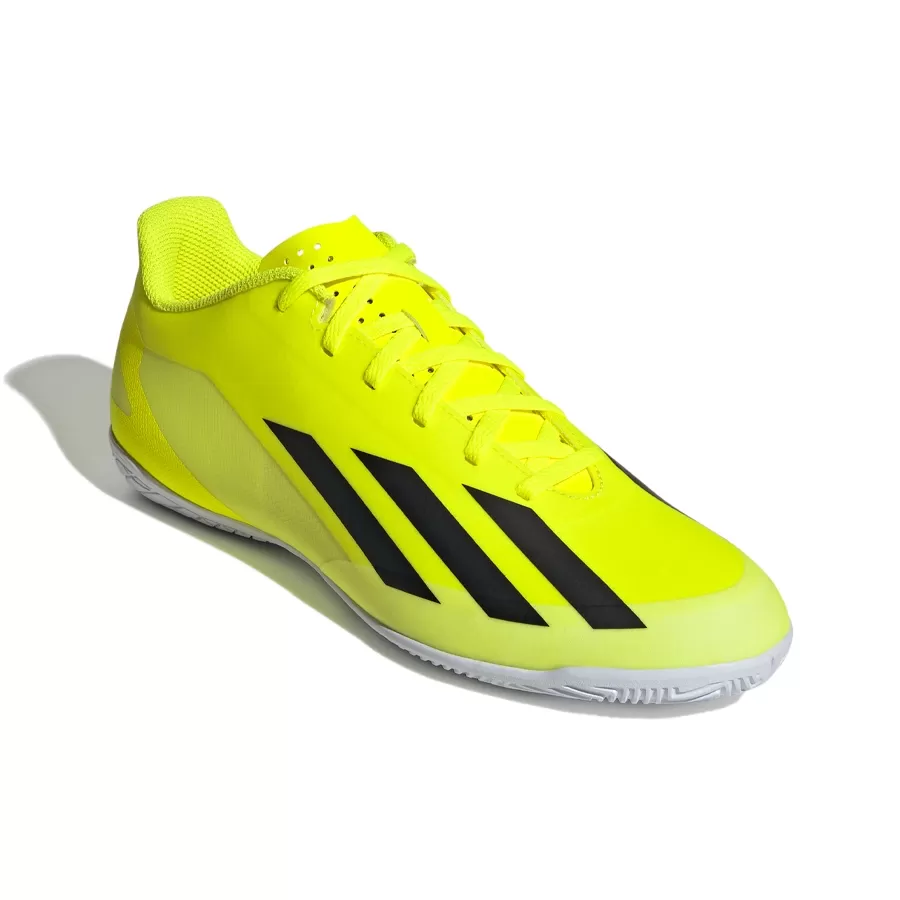 Imagen 4 de 8 de Botines adidas X Crazyfast Club-AMARILLO FLUOR/NEGRO