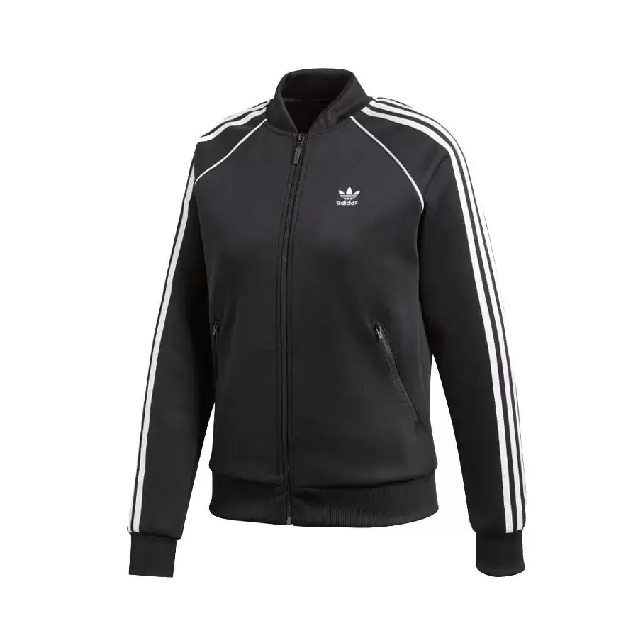 Campera adidas originals mujer negra best sale