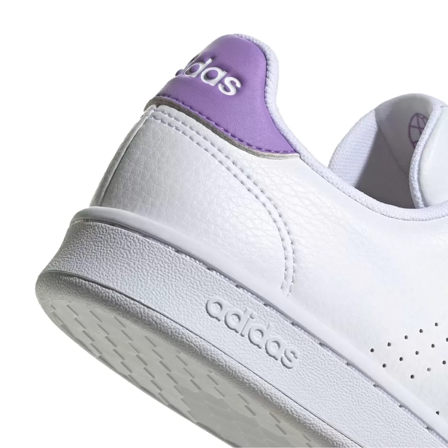 Imagen 8 de 9 de Zapatillas adidas Advantage-BLANCO/VIOLETA