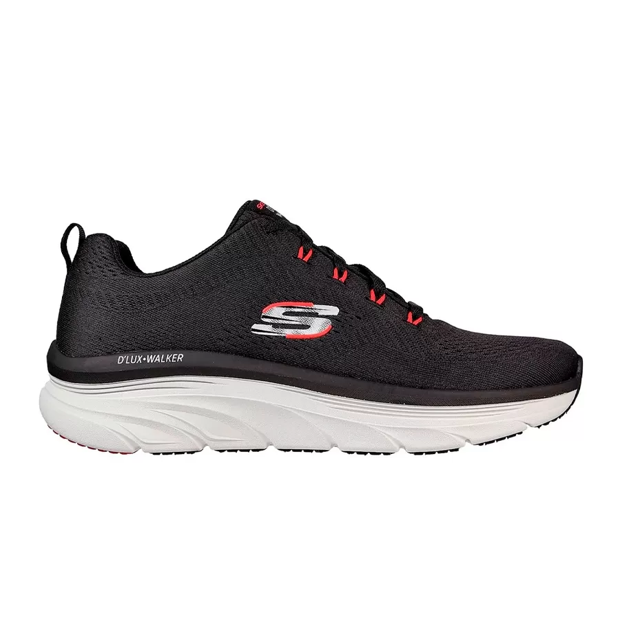 Zapatillas Skechers D Lux Walker NEGRO ROJO GRIS Vaypol