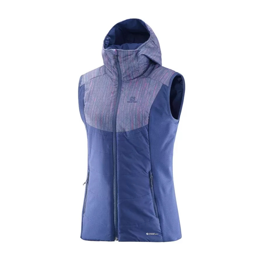 Imagen 0 de 1 de Chaleco Salomon Drifter Mid Vest W-NEGRO/MARINO