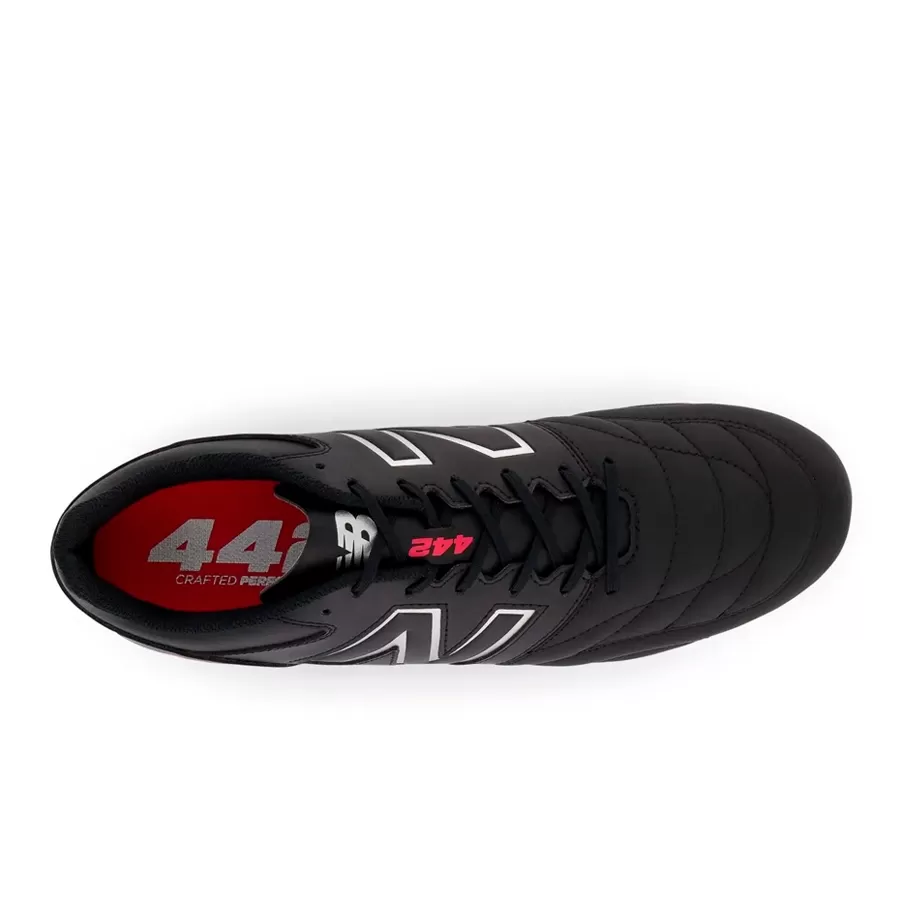 Imagen 4 de 6 de Botines New Balance 442 V2 Team FG-NEGRO/PLATA