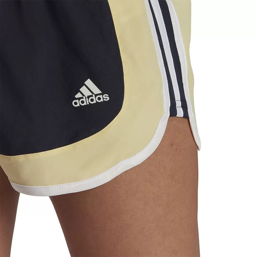 Imagen 5 de 6 de Shorts adidas Marathon 20 Colorblock-AMARILLO/MARINO