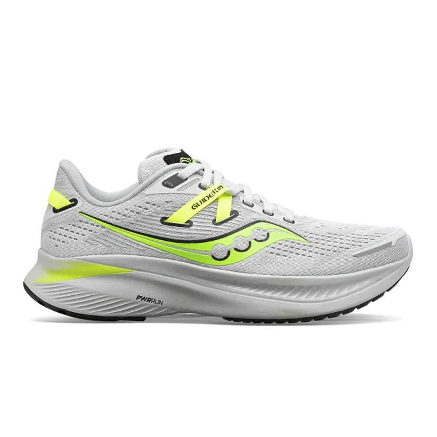 Imagen 0 de 4 de Zapatillas Saucony Guide 16-GRIS/AMARILLO FLUOR