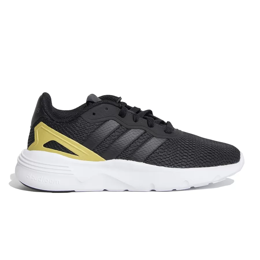 Imagen 0 de 6 de Zapatillas adidas Nebzed Cloudfoam-NEGRO/BLANCO/DORADO