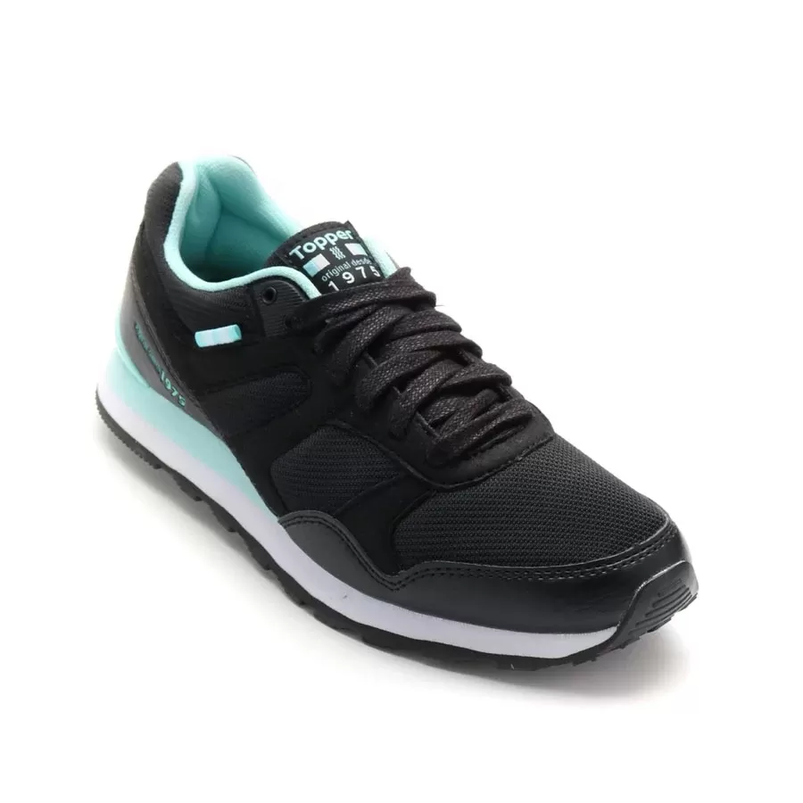 Imagen 0 de 5 de Zapatillas Topper Tilly-NEGRO/AQUA