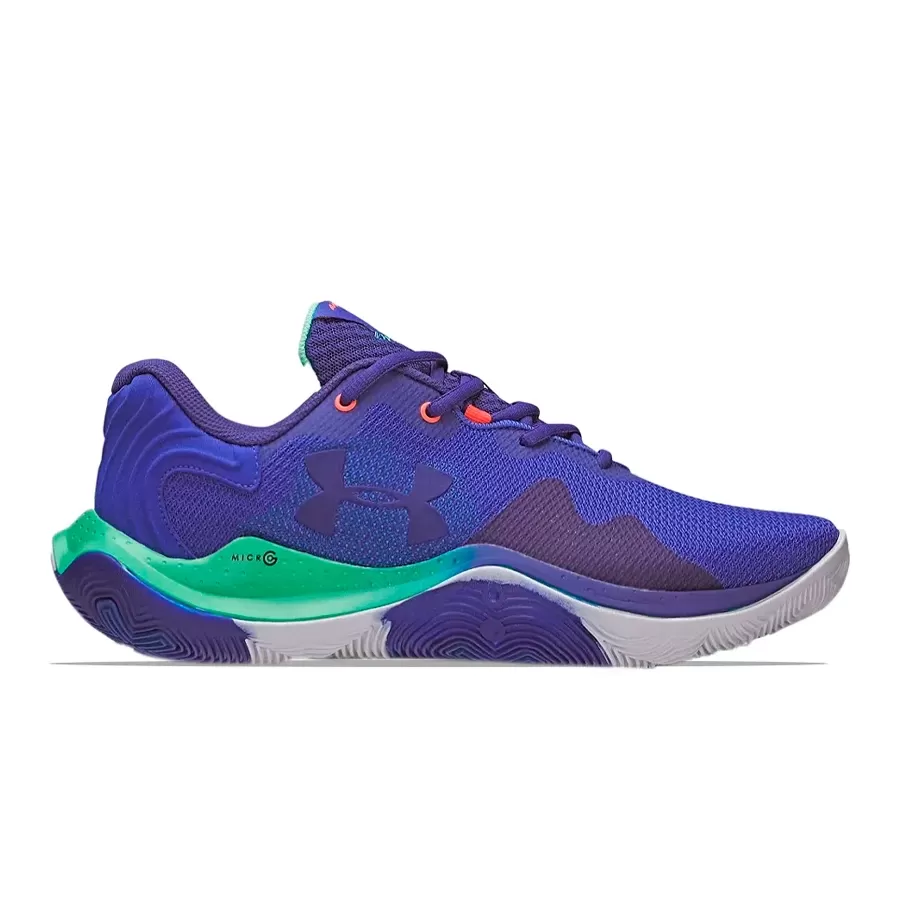 Imagen 0 de 4 de Zapatillas Under Armour Buzzer-AZUL/VERDE AGUA