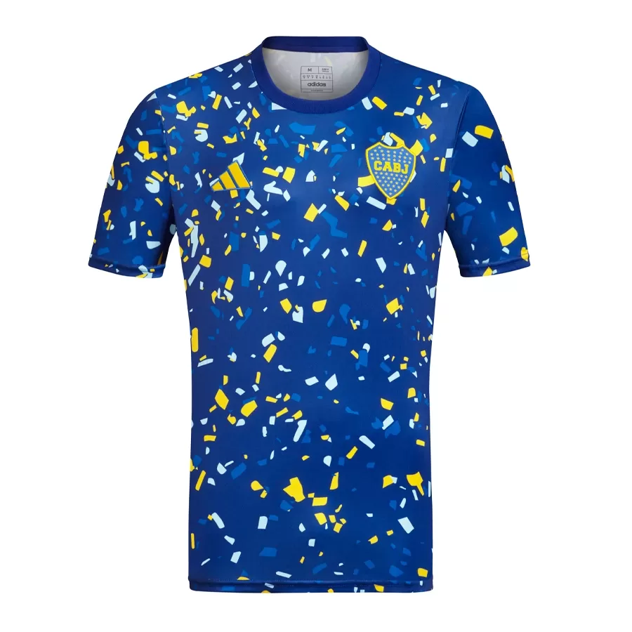 Imagen 0 de 3 de Camiseta adidas Calentamiento Boca Juniors-AZUL/AMARILLO/BLANCO