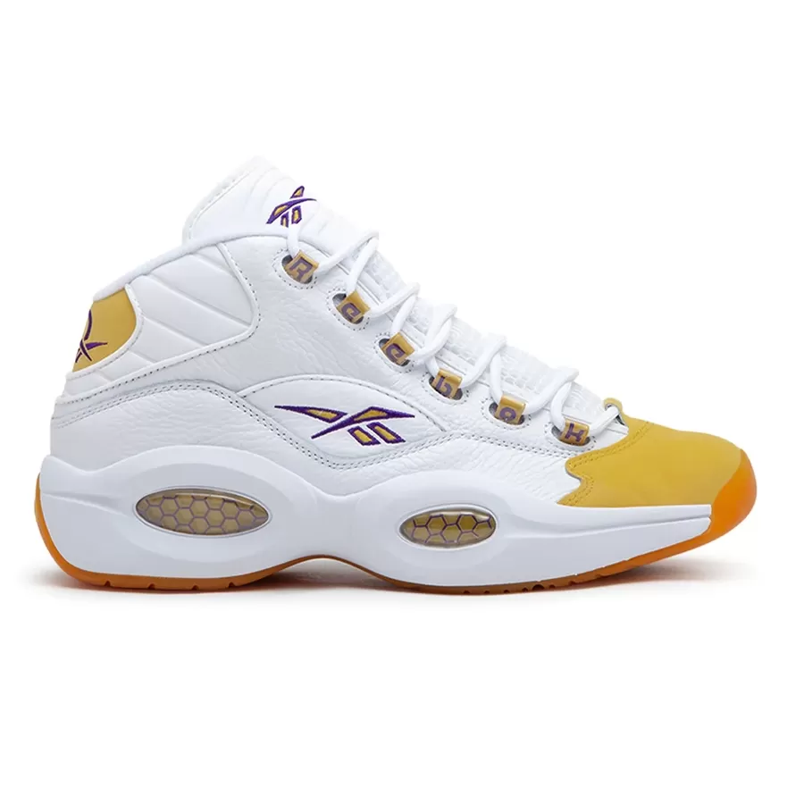 Imagen 0 de 5 de Zapatillas Reebok Question Mid-BLANCO/AMARILLO