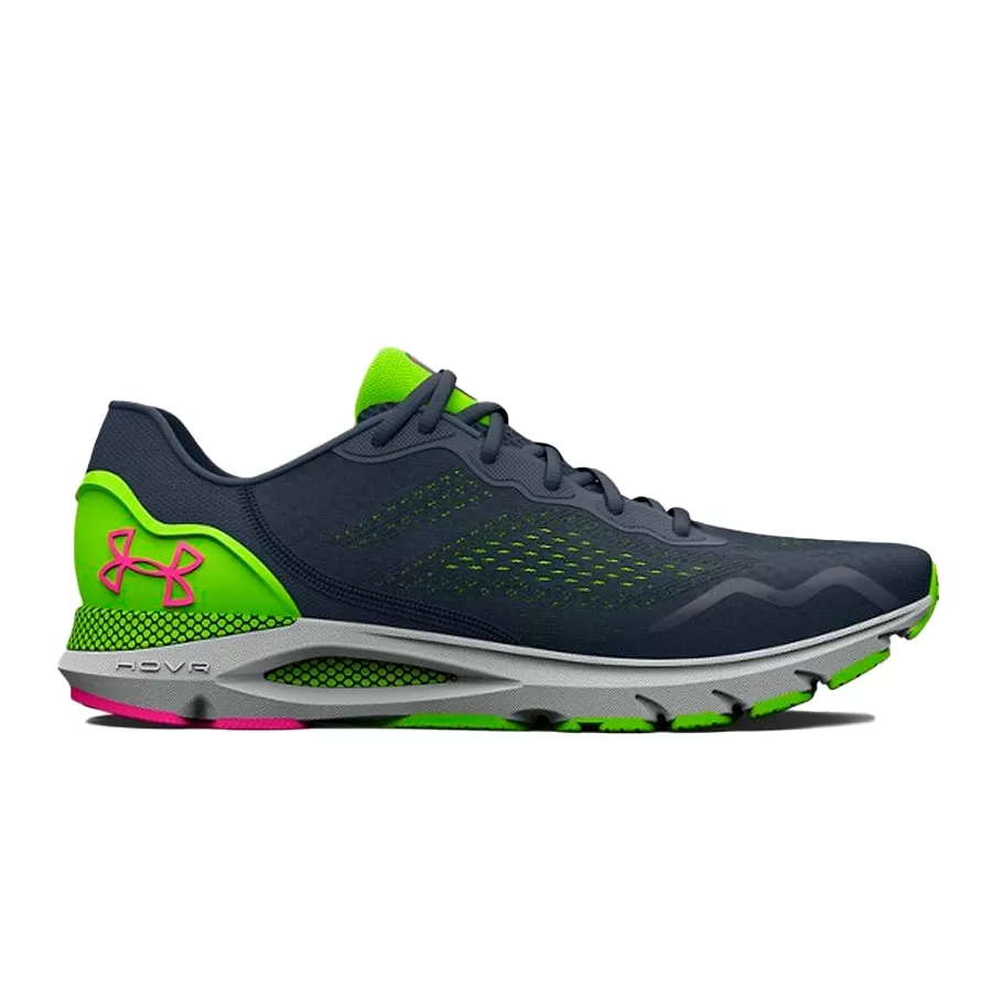 Imagen 0 de 5 de Zapatillas Under Armour Hovr Sonic 6-TOPO/VERDE FLUOR/FUCSIA