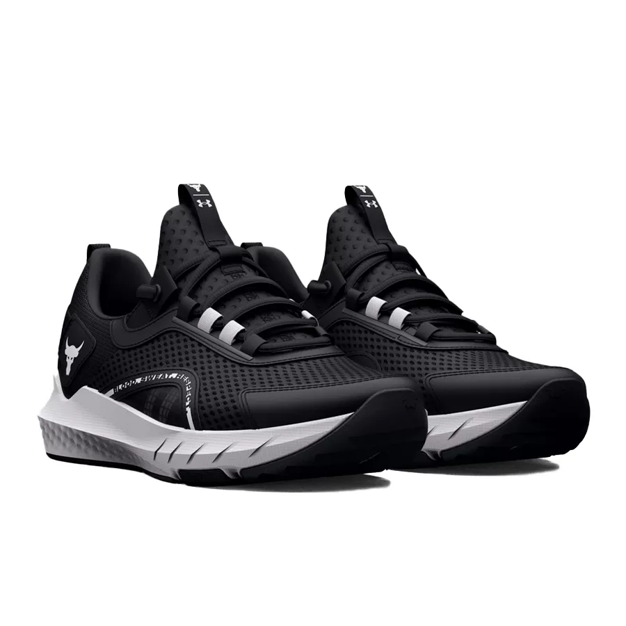 Imagen 3 de 6 de Zapatillas Under Armour Gs Project Rock Bsr-NEGRO/BLANCO