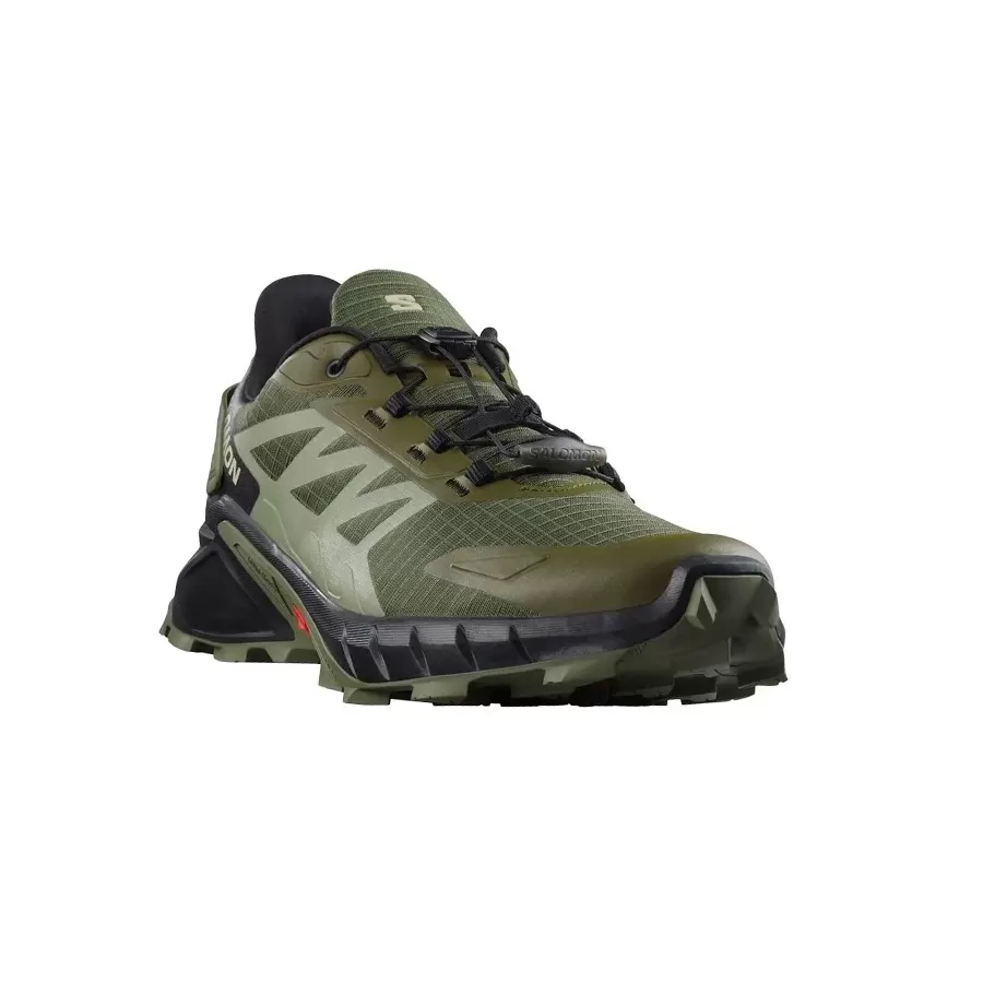 Imagen 2 de 4 de Zapatillas Salomon Supercross 4-VERDE OLIVA/NEGRO