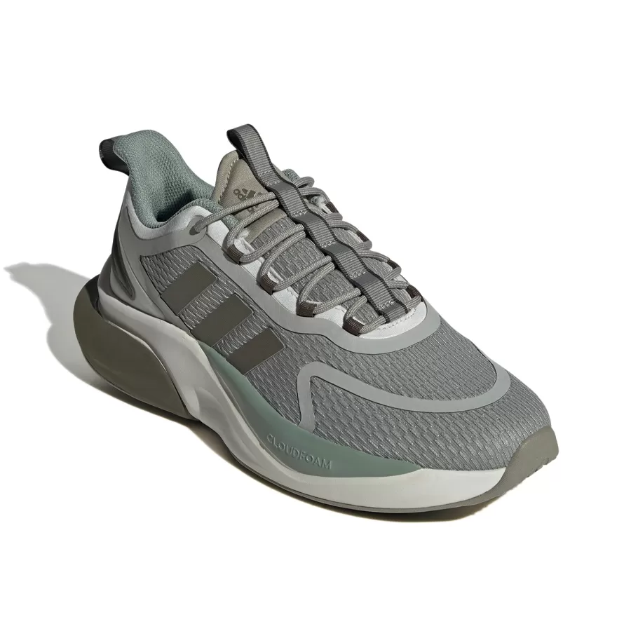 Imagen 4 de 7 de Zapatillas adidas Alphabounce +-VERDE OLIVA/BLANCO