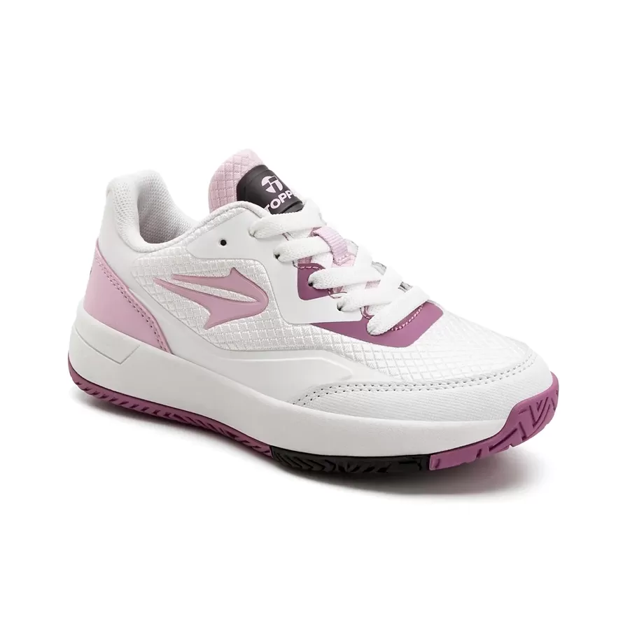 Imagen 1 de 6 de Zapatillas Topper Bercy Kids-BLANCO/LILA