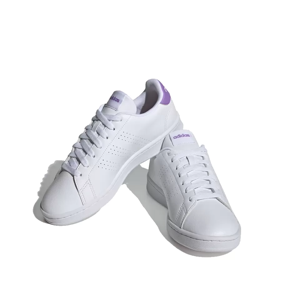 Imagen 4 de 9 de Zapatillas adidas Advantage-BLANCO/VIOLETA