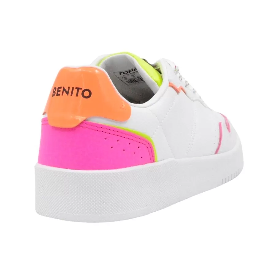 Imagen 3 de 7 de Zapatillas Topper Terre Benito-BLANCO/ROSA/AMARILLO