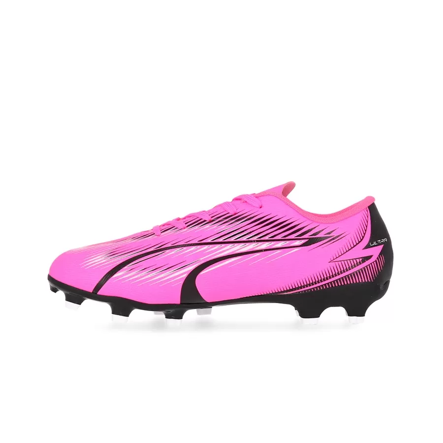 Imagen 1 de 6 de Botines Puma Ultra Play Fg/Ag Jr-ROSA/NEGRO/BLANCO