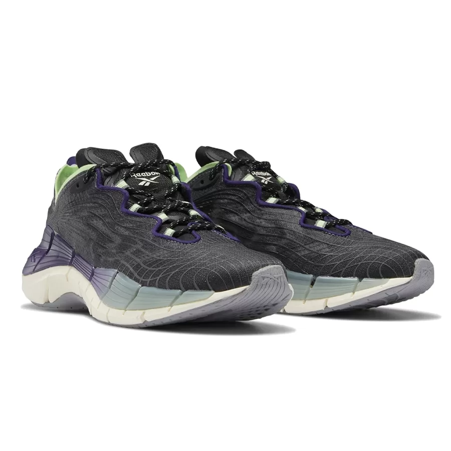 Imagen 0 de 7 de Zapatillas Reebok Zig Kinetica II-NEGRO/VIOLETA/VERDE