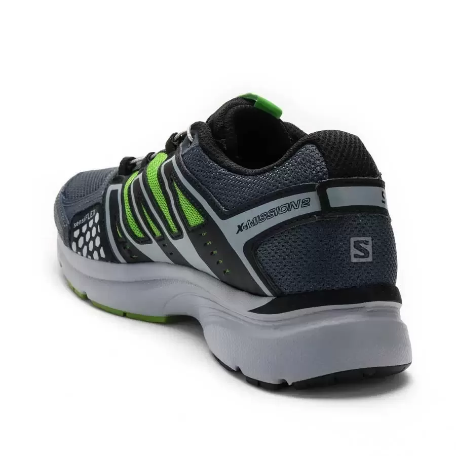 Imagen 2 de 4 de Zapatillas Salomon X Mission 2-GRIS/VERDE/BLANCO