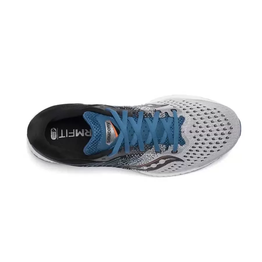 Imagen 3 de 5 de Zapatillas Saucony Freedom 3-GRIS/NEGRO/AZUL