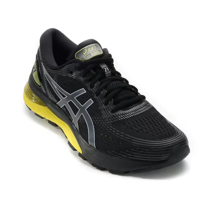 Asics gel nimbus 21 negro amarillo 1011a169 003 best sale