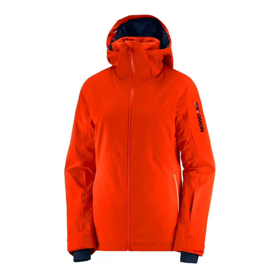 Imagen 0 de 7 de Campera Salomon Brilliant-NARANJA